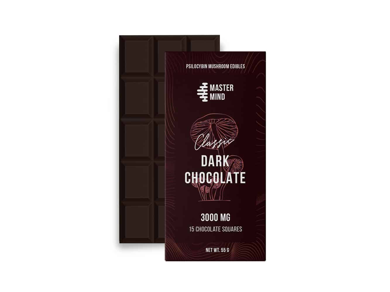 Mastermind Funghi Bar Dark Chocolate 3000mg